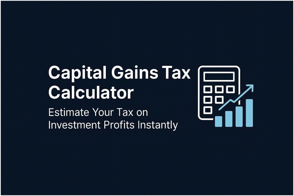 Capital Gains Tax Calculator – Estimate Your Tax on Investment Profits Instantly