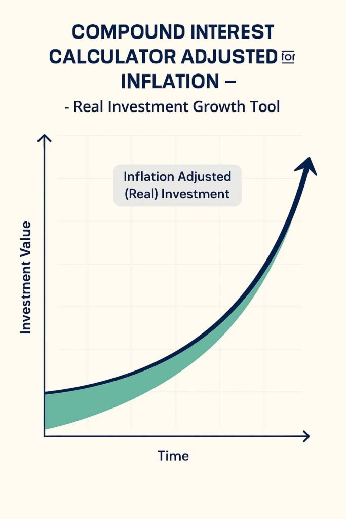 Compound Interest Calculator Adjusted for Inflation – Real Investment Growth Tool