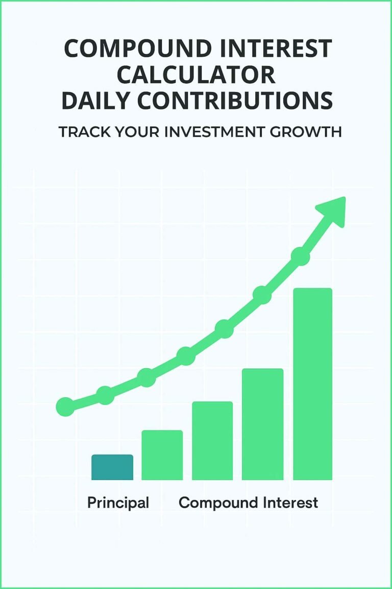 Compound Interest Calculator Daily Contributions – Track Your Investment Growth