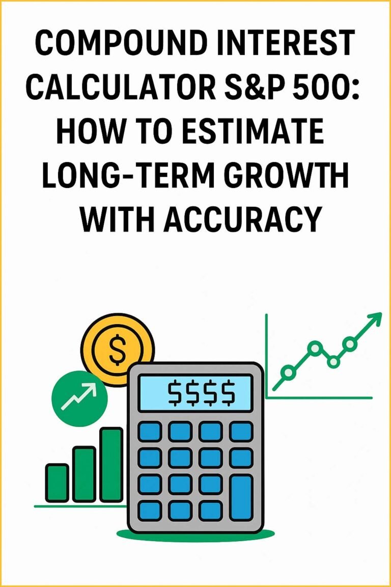 Compound Interest Calculator S&P 500: How to Estimate Long-Term Growth With Accuracy