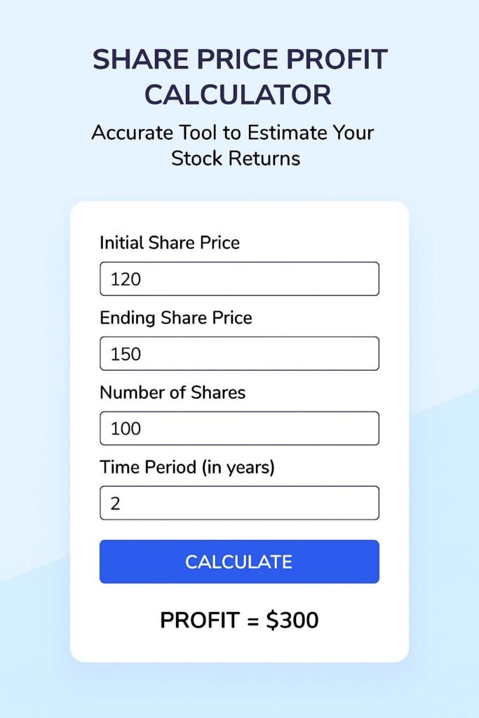 Share Price Profit Calculator: Accurate Tool to Estimate Your Stock Returns