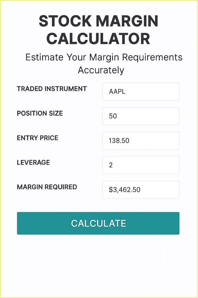Stock Margin Calculator – Estimate Your Margin Requirements Accurately